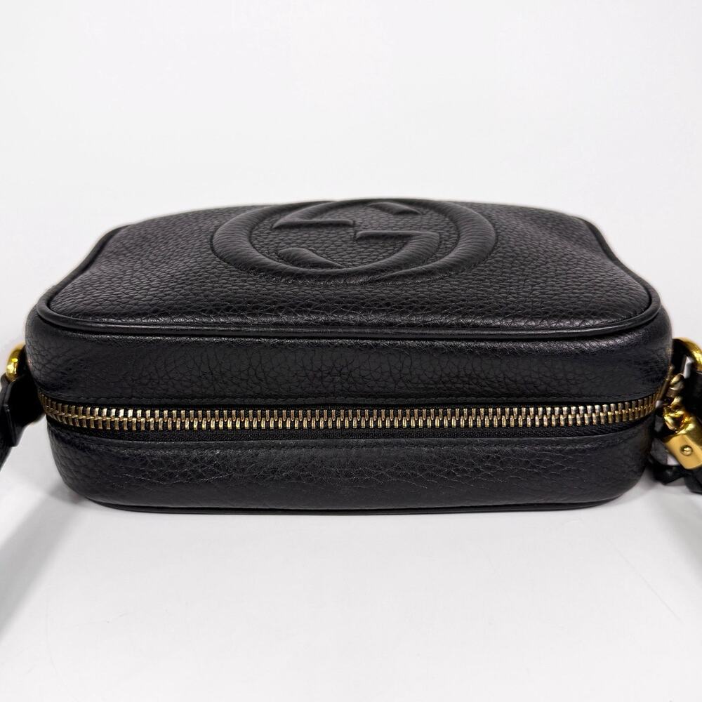Gucci Pebbled Calfskin Mini Soho Disco Bag - Picture 8 of 11